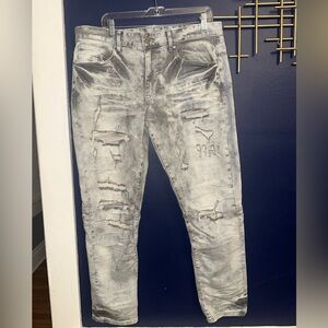 Men's Distressed  Skinny Jeans Size 36